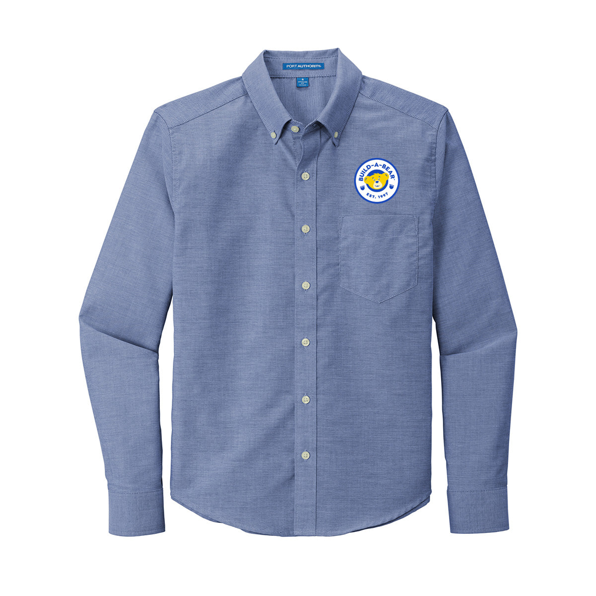 Port Authority ® Untucked Fit SuperPro ™ Oxford Shirt with Embroidered Logo